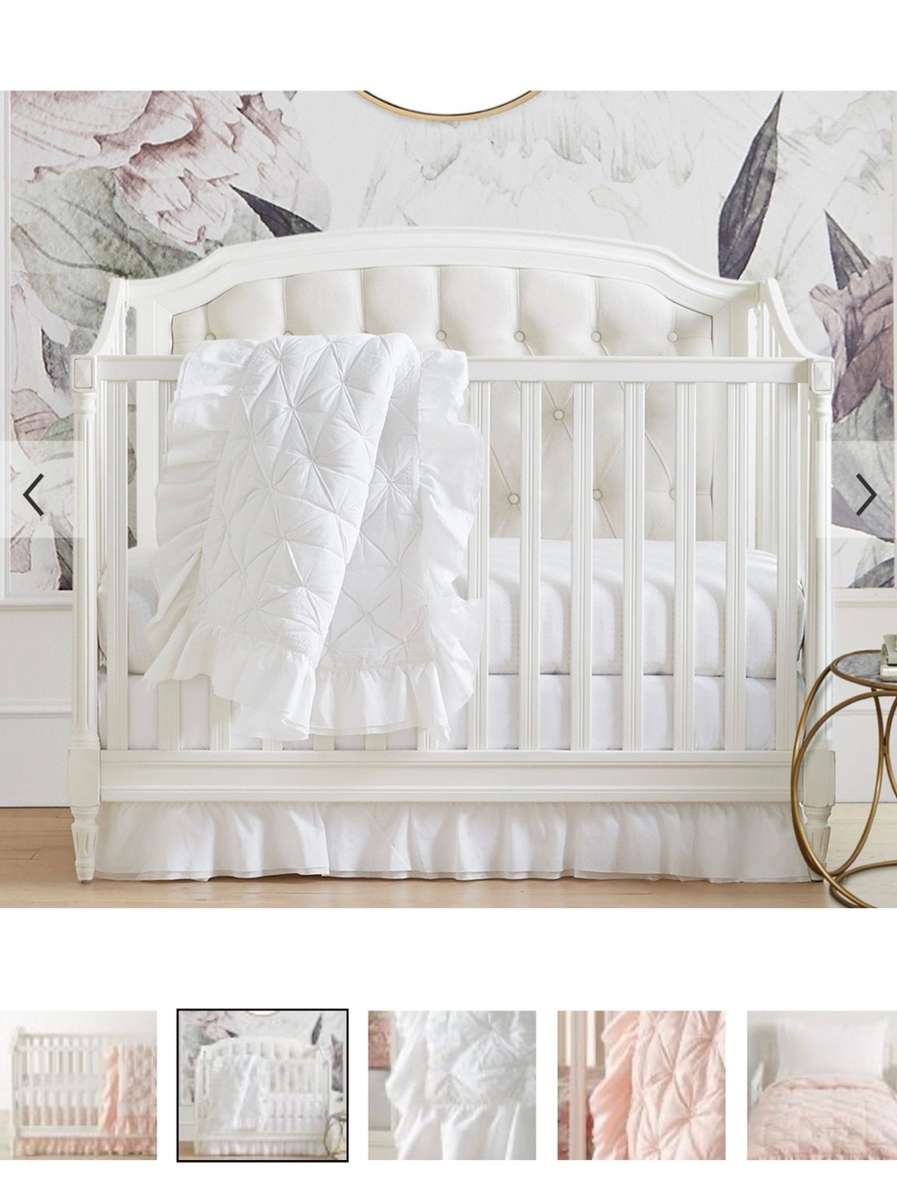 Pottery Barn Kids Sadie Ruffle Baby Quilt